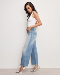 Good American - Good Skate Wide Cropped Jeans