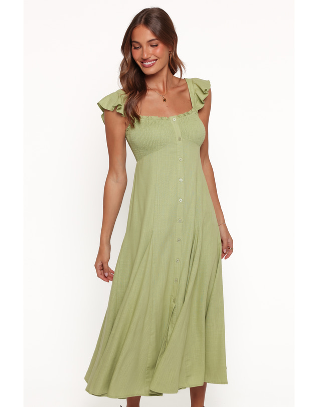 Petal & Pup - Ryleigh Midi Dress - Green