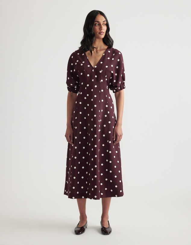 Decjuba - Drew Panelled Midi Dress