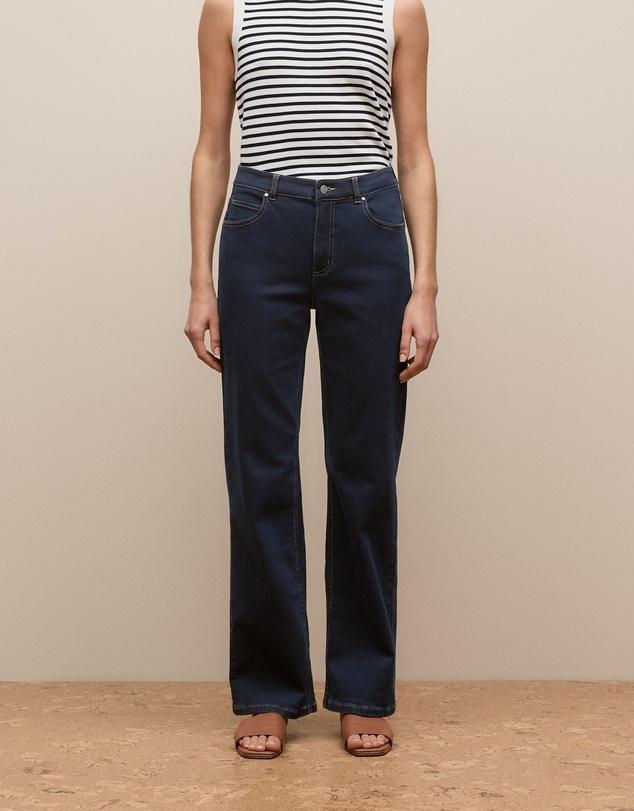 Trenery - Wide Leg Jean in Dark Indigo