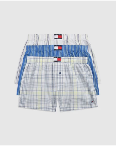Tommy Hilfiger - 3-Pack Woven Printed Boxers