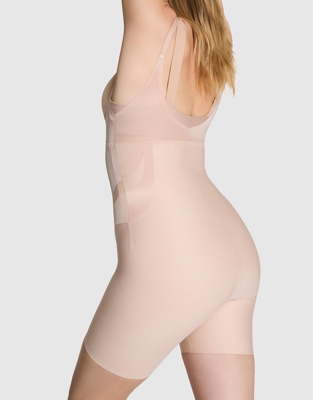 Spanx - Ultra Sculpt Open-Bust Midthigh Bodysuit