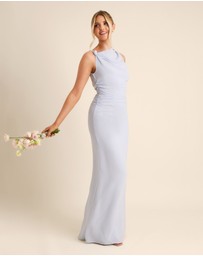 Six Stories - Twist Asymmetrical Chiffon Bridesmaid Dress