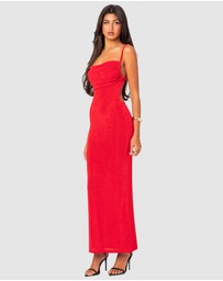 EDIKTED - Clea Open Back Maxi Dress