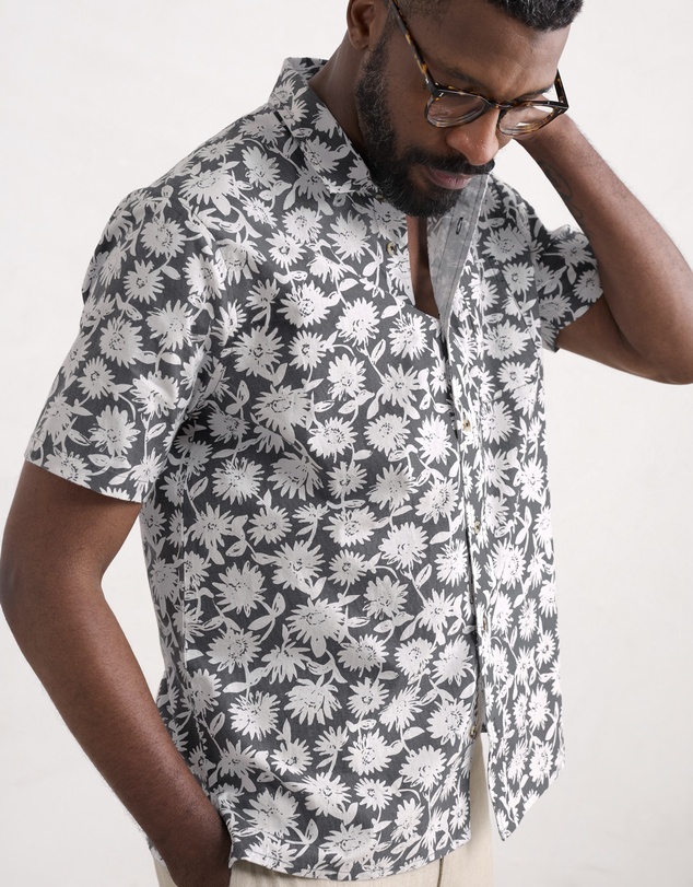 Seasalt - Seasalt Cornwall Grey Barque Shirt
