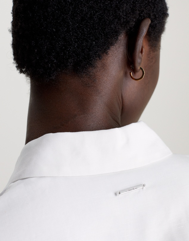 Calvin Klein - Relaxed Linen Blend Shirt Dress