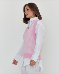 ALEXANDRA - Lula Knit Vest Pink