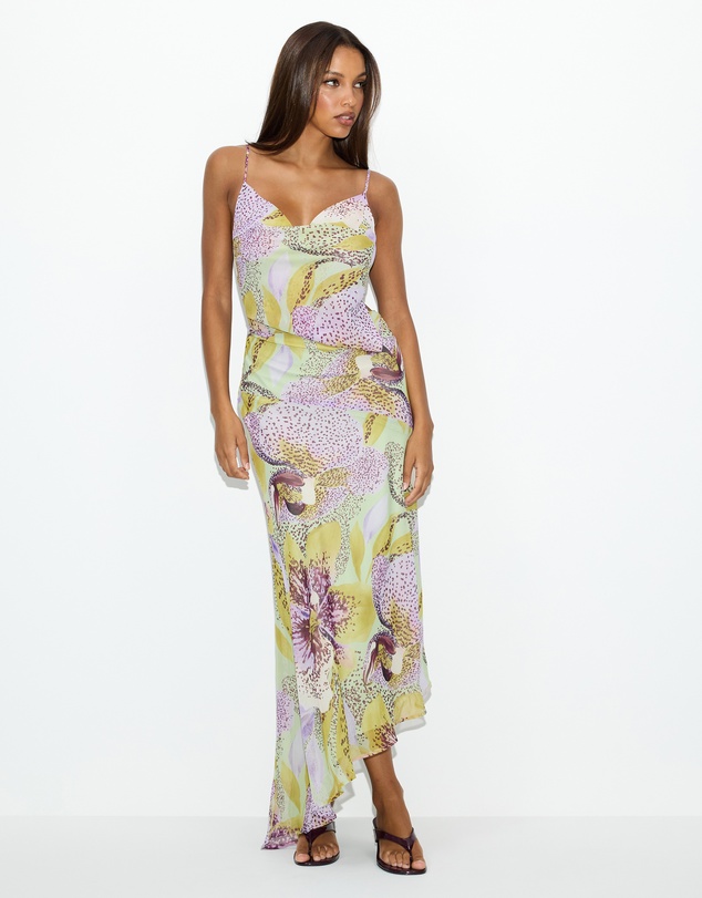 Dazie - Orchid Cut-Out Maxi Dress