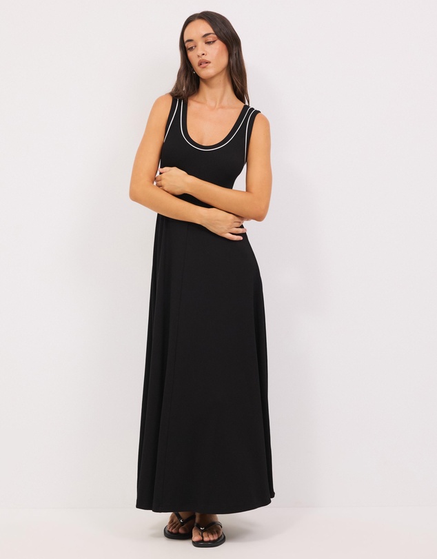 Calli - Taylor Cotton Rib Tank Dress