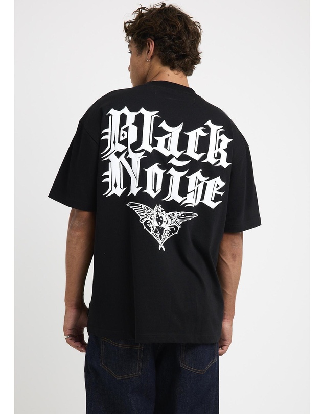 Black Noise White Rain - Crude Short Sleeve T-Shirt