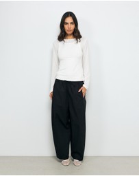 AERE - Tara Layered Jersey Top