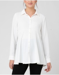 Ripe Maternity - Tina Peplum Shirt