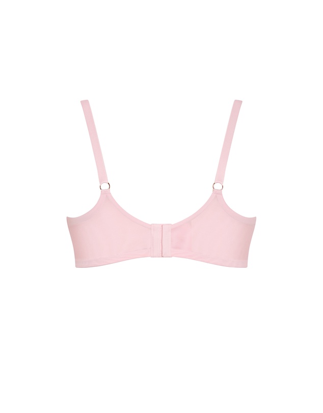 City Chic - Plus size Poppy Underwire Bra - pink icing