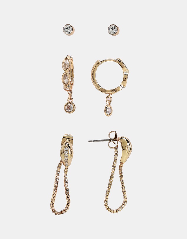 ALDO - Alalentar Multipack Gold Plated Earrings