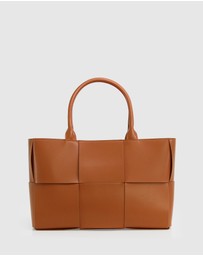 Belle & Bloom - Long Way Home Woven Tote - Camel