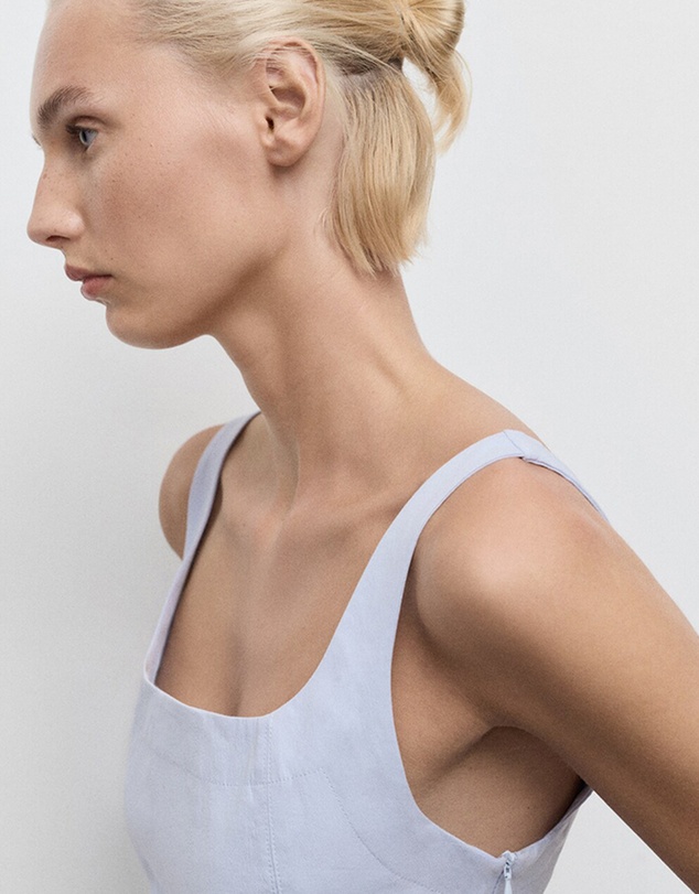 M.N.G - Flared Cotton Top