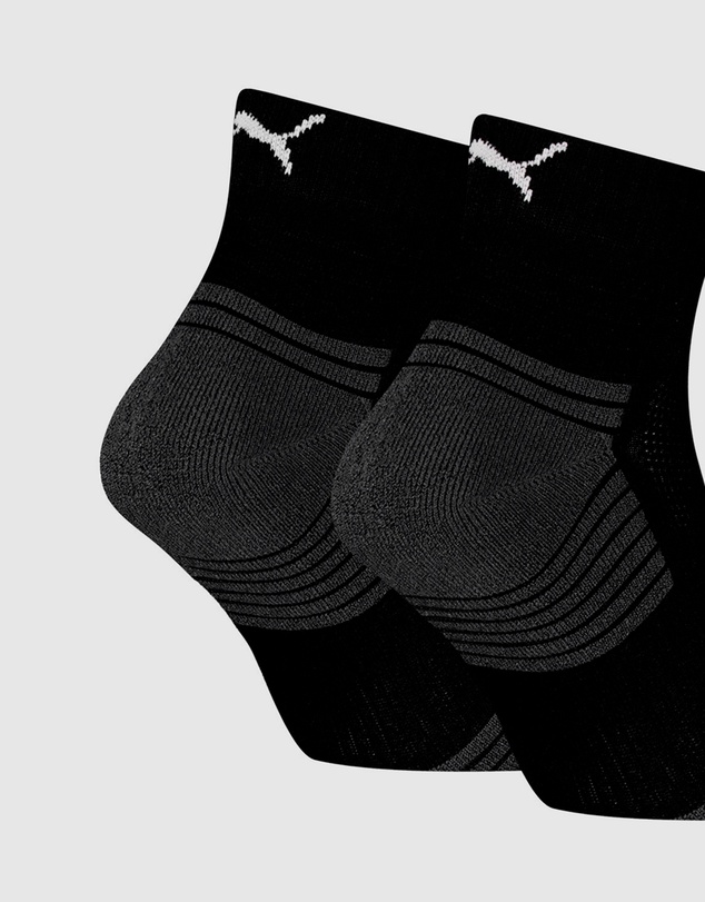 Puma - 2pk Cushioned Quarter Socks - Unisex