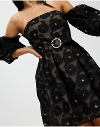 Romance by Honey and Beau - Selena Puff Sleeve Dress