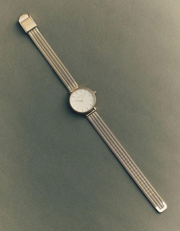 Breda - Beverly Tethered Gold and Metal Bracelet Watch, 25MM