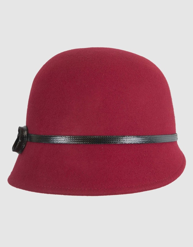 Max Alexander - Felt Red Fashion Bucket Hat