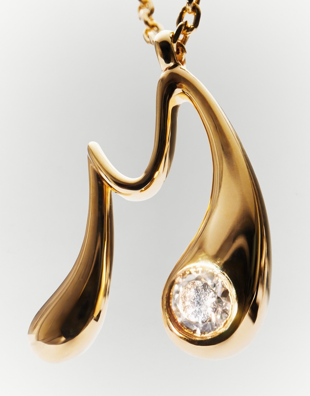 PDPAOLA - Initial 2026 M Pendant Necklace