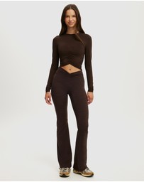 Cotton On Body Active - Active Ruched Front LS Top