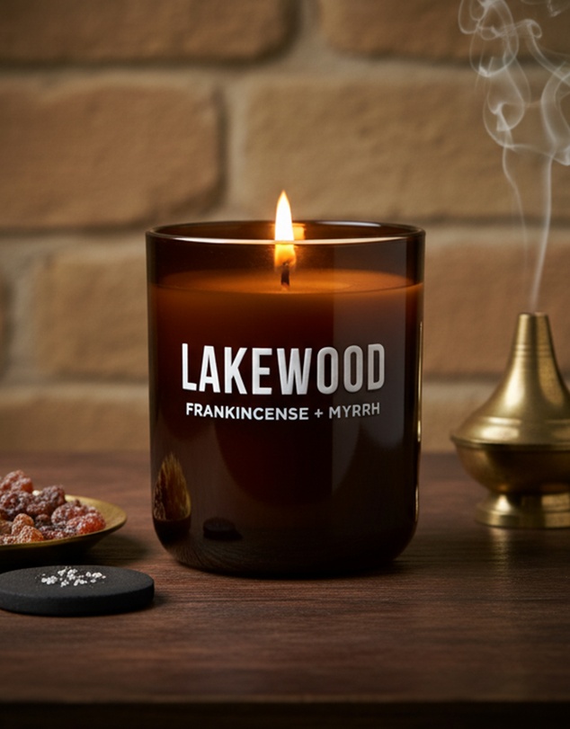 Lakewood Candles - Frankincense + Myrrh 300g Soy Candle