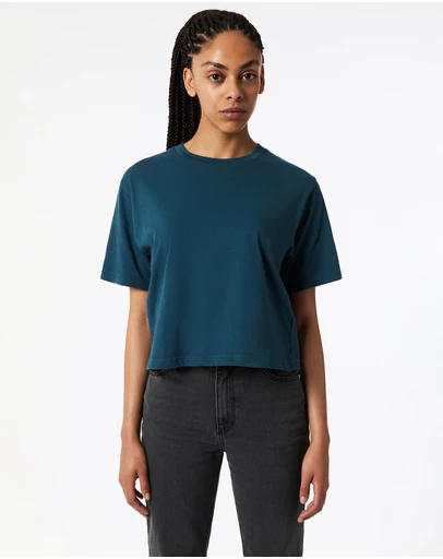 American Apparel - Women's Fine Jersey Boxy T-Shirt