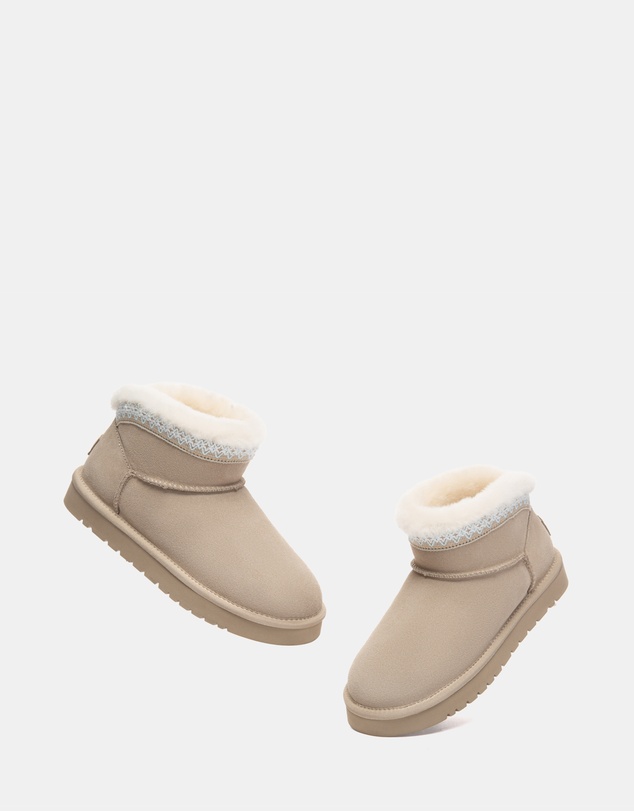 EVERAU - Australian Shepherd Ugg Mini Liora Cow Suede Upper UGG Boots