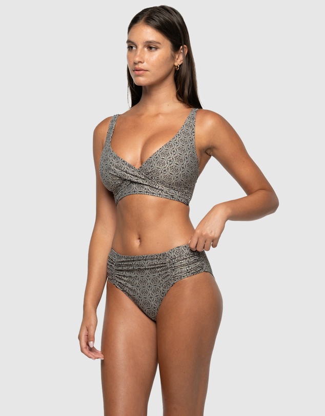 Nip Tuck Swim - Tintilating Tile Louise Multifit Bikini Top