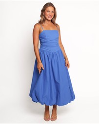 Petal & Pup - Solis Midi Dress - Electric Blue