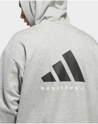 adidas Performance - adidas Basketball Fleece Hoodie (Gender Neutral) Mens