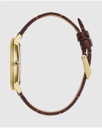 rag & bone - Manston Mens Brown Leather Strap Watch