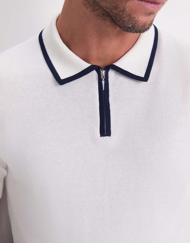 Sportscraft - Brookes 1/4 Zip Knit Polo