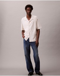 Calvin Klein Jeans - Waffle Knit Camp Shirt