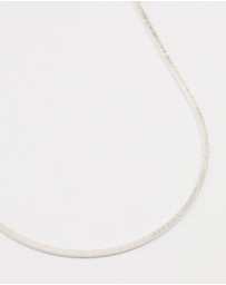 Lovisa - Silver Plated Clean Snake Chain Necklace