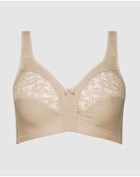 Naturana - Cotton Wirefree Wide Strap Bra