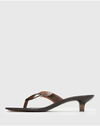 Betts - Tyla Jelly Kitten Heel Thong Sandals