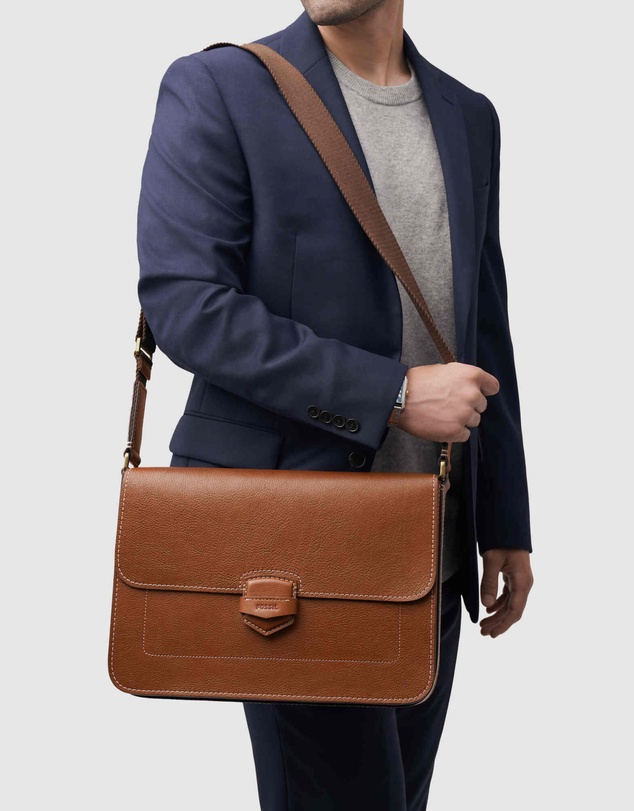 Fossil - Lennox Brown Messenger Bag