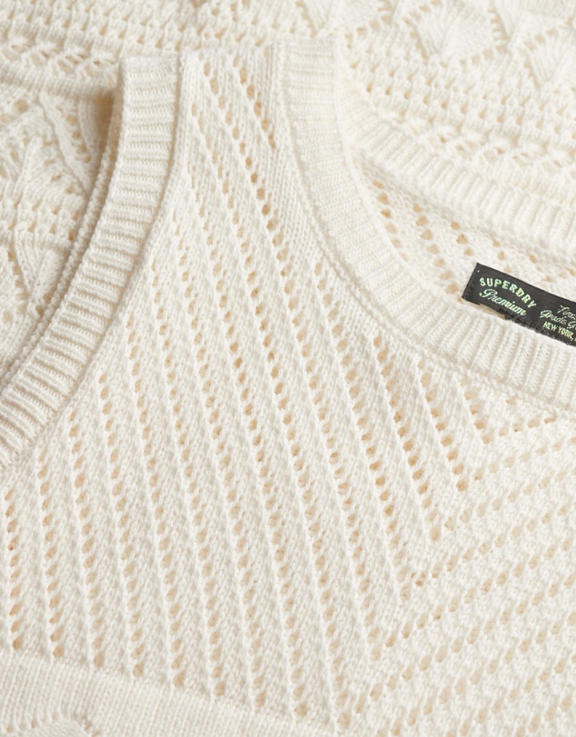 Superdry - Crochet Mini Slim Fit Dress