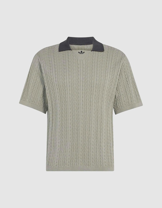 adidas Originals - Cable Knit Football Jersey Polo