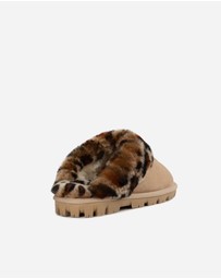 Ozwear Connection Uggs - Ugg Coquette Slipper (Leopard Print)(Water Resistant)