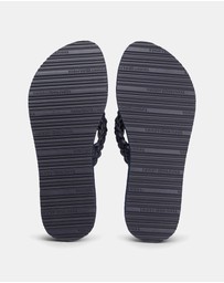 Tommy Hilfiger - Riri TH Wedge Cornrow Beach Sandals - Women's