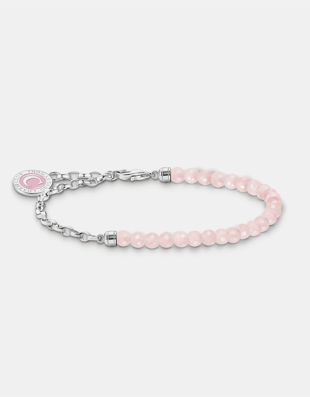 THOMAS SABO - Charm Bracelet with Beads and Chain Links Silver