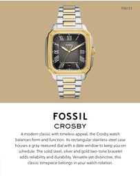 Fossil - Crosby Multicolour Analogue Watch