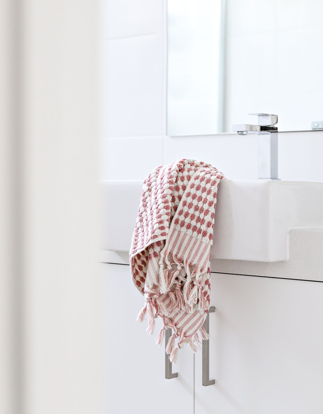 Miss April - Pompom Hand Towel