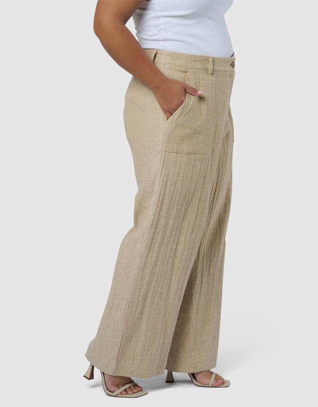 Something 4 Olivia - Lila Linen Wide Leg Pant