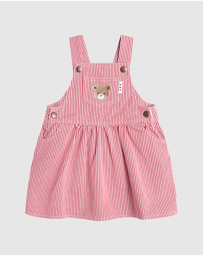 Huxbaby - Stripe Pinafore Dress - Babies