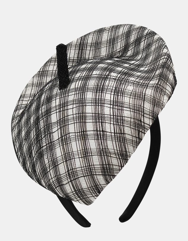 Morgan & Taylor - Raquel Fascinator in Black and White