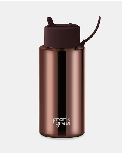 Frank Green - 34oz Ceramic Reusable Bottle with Flip Straw Lid